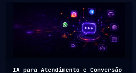 IA para atendimento — WhatsApp, Instagram, site e canais conectados